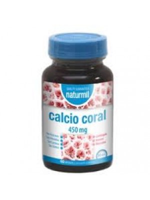 Cálcio coral 450 mg - 60 cápsulas - Naturmil